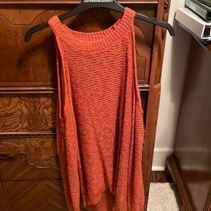 Orange sweater top